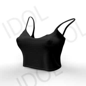 Second Life Marketplace - Black Off Shoulder Tank Top